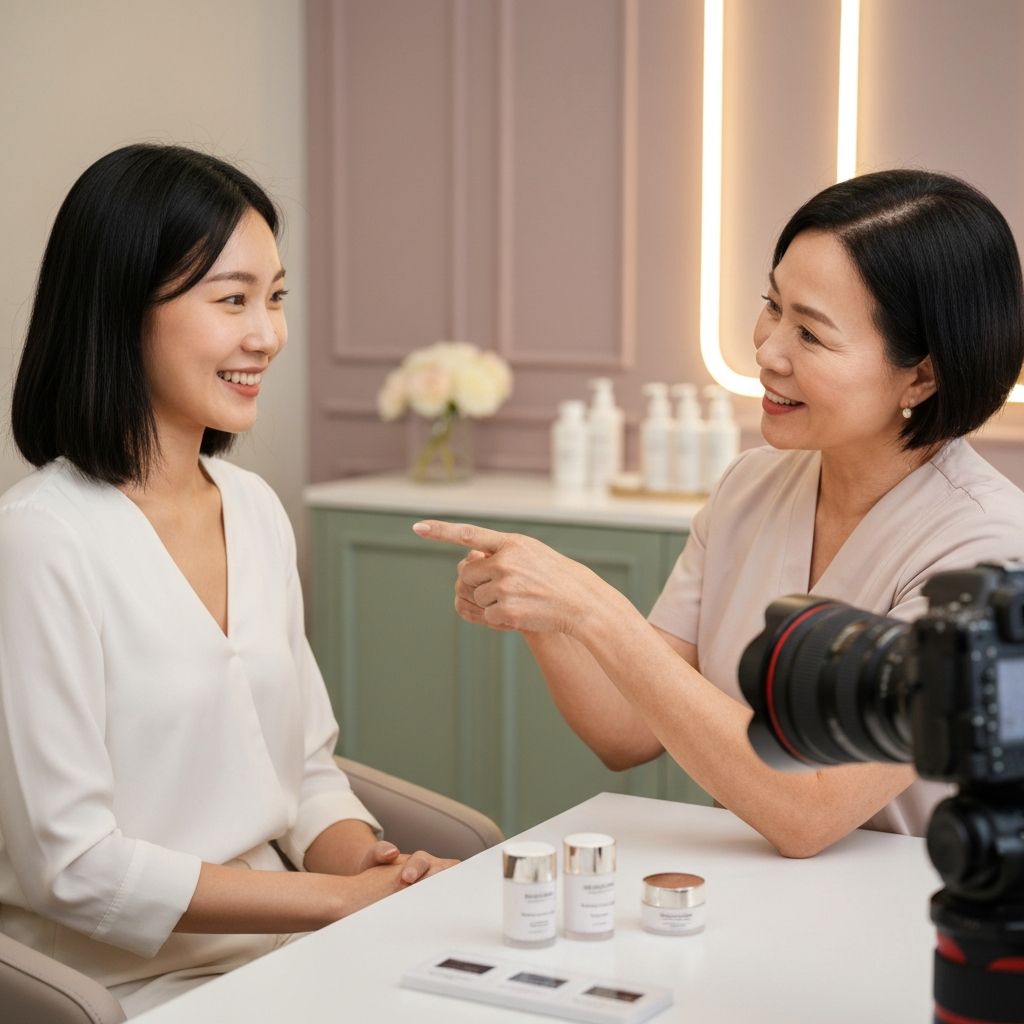 Skincare consultation